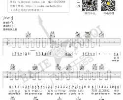 还有一个吉他谱-金泰妍-那年冬天风在吹OST-六线谱