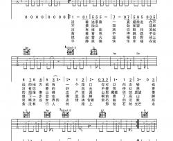 万晓利《达摩流浪者》吉他谱(C调)-Guitar Music Score