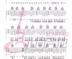 胡广生吉他谱-任素汐-《胡广生》C调原版弹唱谱-高清六线谱