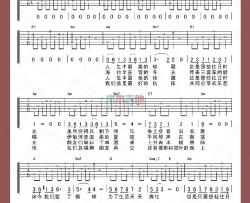 谭维维《往日时光》吉他谱-Guitar Music Score