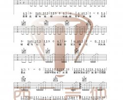 河图《第三十八年夏至》吉他谱(C调)-Guitar Music Score