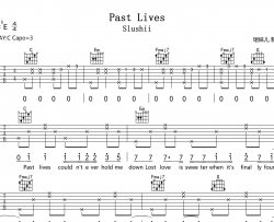 Past Lives吉他谱-Slushii-C调吉他弹唱谱