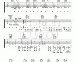 乌兰巴托的夜吉他谱-左小祖咒-C调弹唱谱(六线谱)