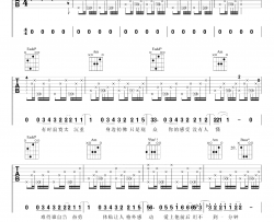 蔡健雅《无底洞》吉他谱-E调原版-含弹唱教学-免费版