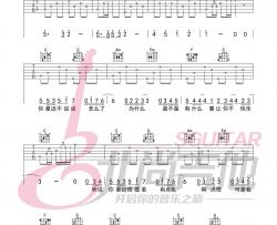最近 王小帅/李圣杰 六线谱标准版 吉他谱 王小帅 吉他图片谱 高清