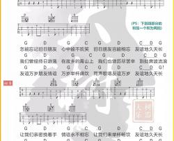 王源《友谊地久天长》吉他谱(G调)-Guitar Music Score